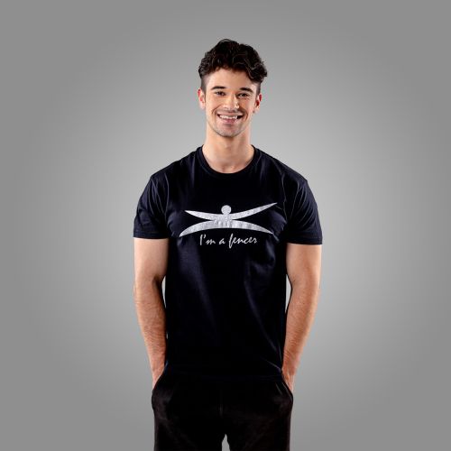 T-shirt PBT fekete vívó vagyok