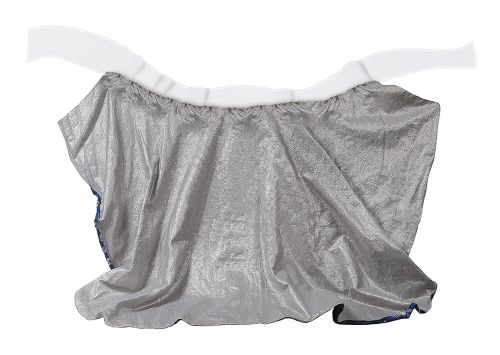 Lamé kötény kerekesszékes víváshoz FEHÉR INOX