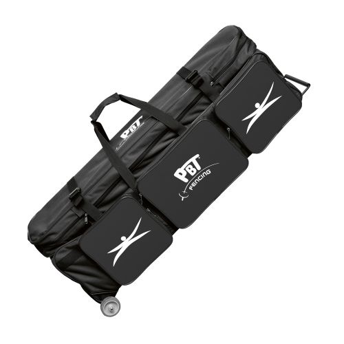 Gurulós vívózsák FENCER DE LUXE ruhatartóval, kihúzható húzó