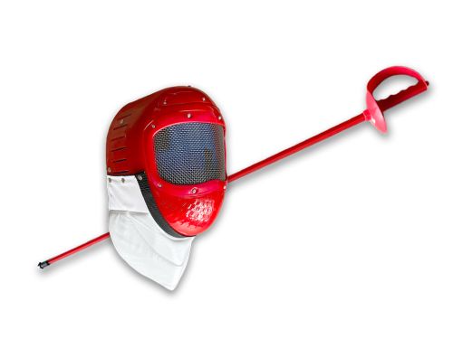 Műanyag kard vívó szett (1 fejvéd + 1 kard)