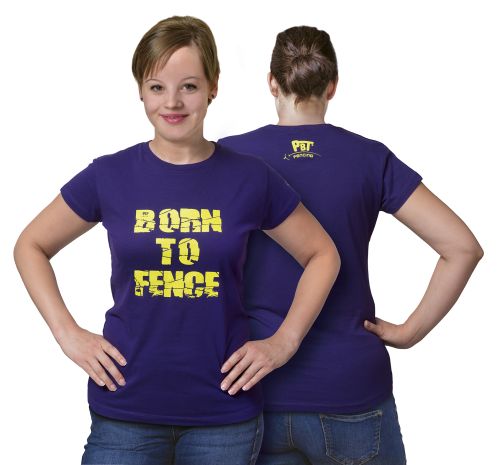 T-shirt PBT Born to fence NŐI