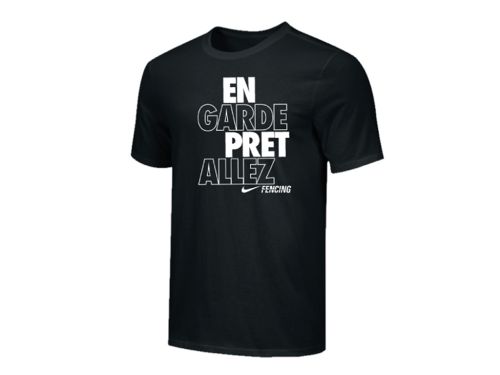 Nike EnGarde póló fekete/fehér