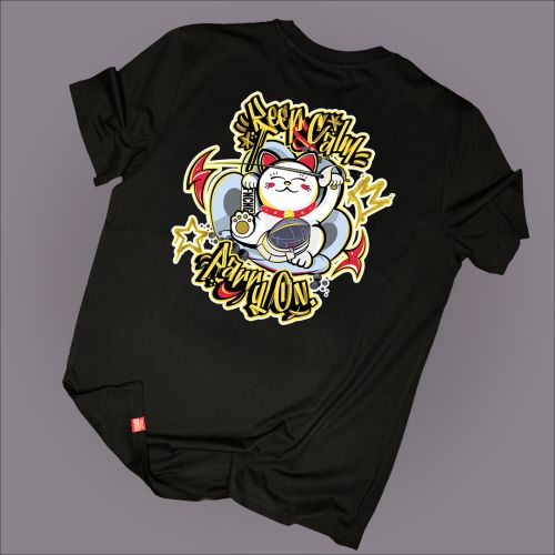 FNCNG Keep Calm & Parry On T-shirt fekete