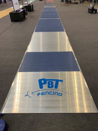 Színes vivópást aluminium szegmensekből 18 x 1,5 m