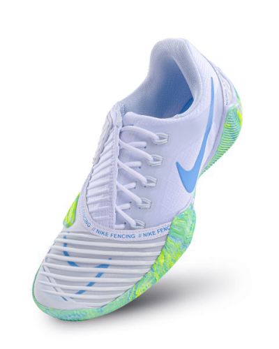 Vívócipő NIKE Ballestra 2 FEHÉR-KÉK-SZÜRKE