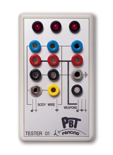 Ellenőrző készülék vívófegyverhez és testvezetékhez