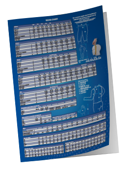 PBT letölthető mérettáblázat